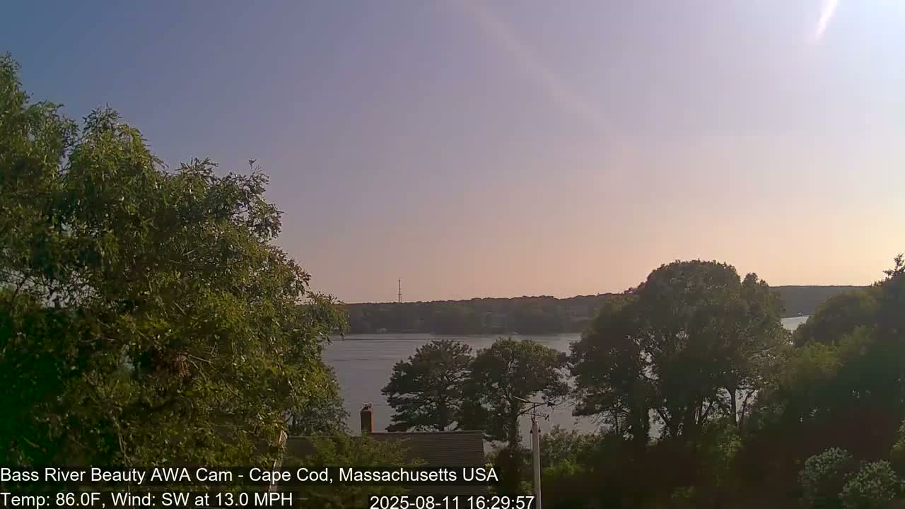 Cape Cod - Bass River, Live Cam - Yarmouth, Massachusetts, USA