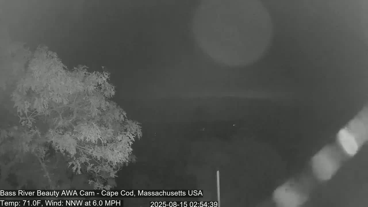 Cape Cod - Bass River, Live Cam - Yarmouth, Massachusetts, USA