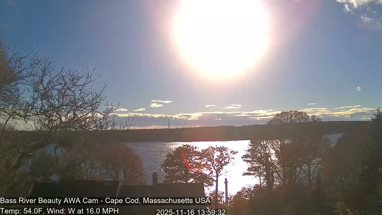 Cape Cod - Bass River, Live Cam - Yarmouth, Massachusetts, USA