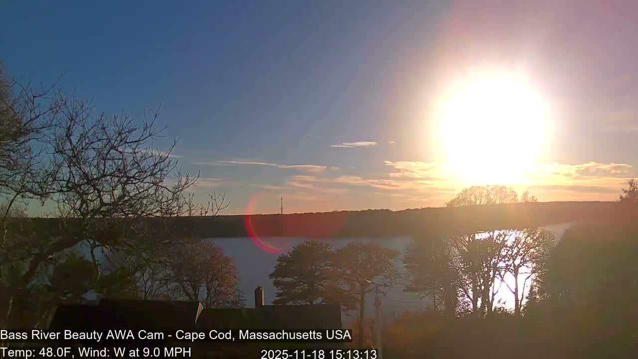 Cape Cod - Bass River, Live Cam - Yarmouth, Massachusetts, USA