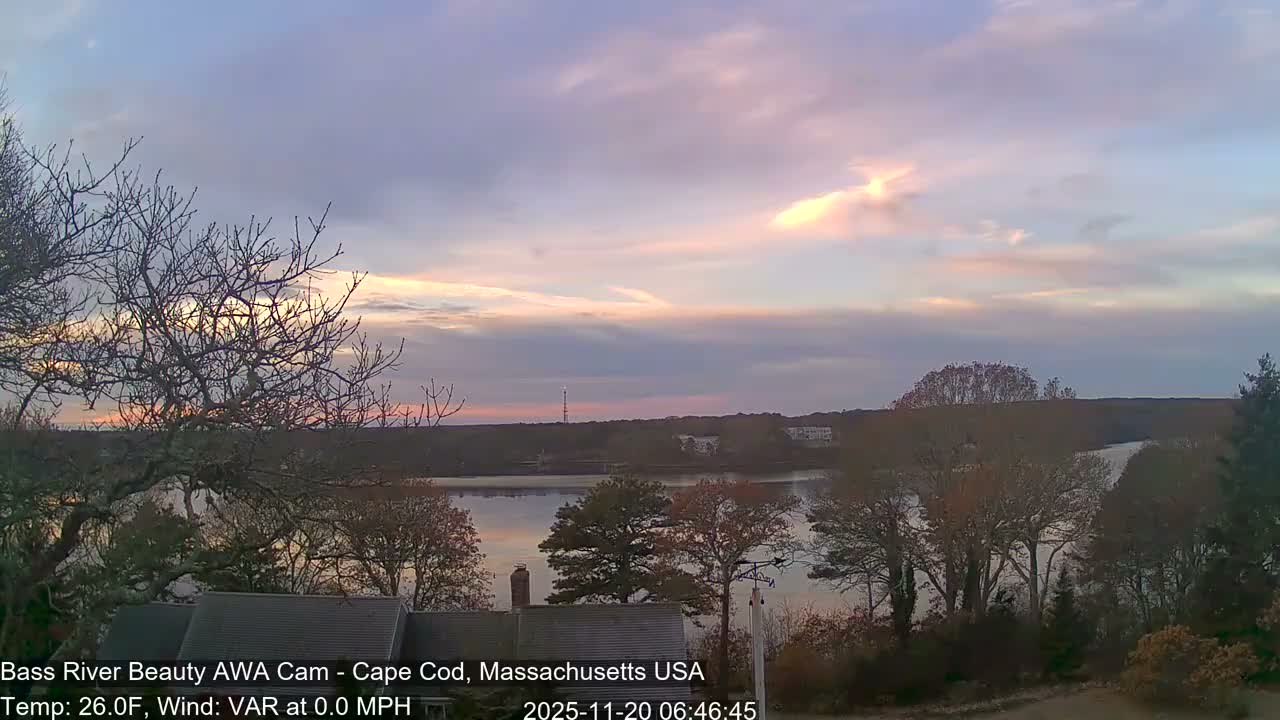 Cape Cod - Bass River, Live Cam - Yarmouth, Massachusetts, USA