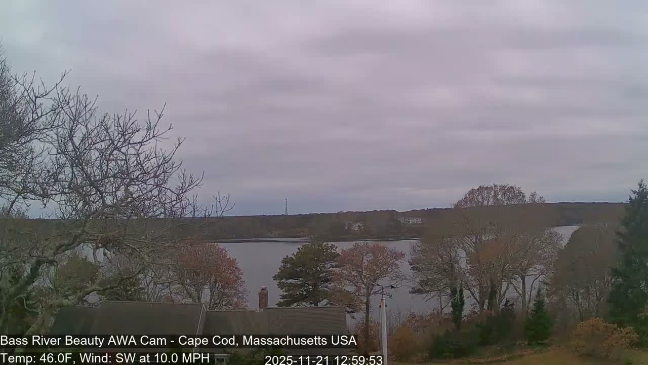Cape Cod - Bass River, Live Cam - Yarmouth, Massachusetts, USA