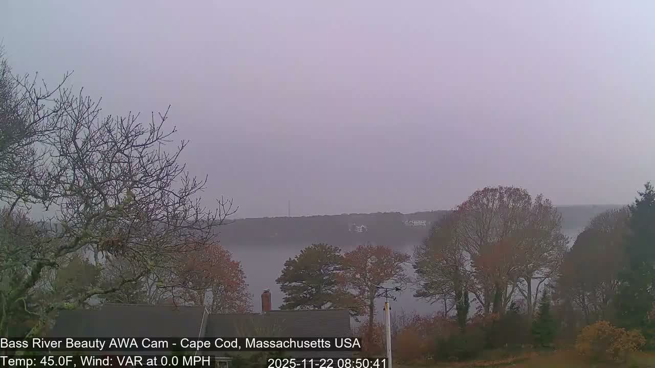 Cape Cod - Bass River, Live Cam - Yarmouth, Massachusetts, USA