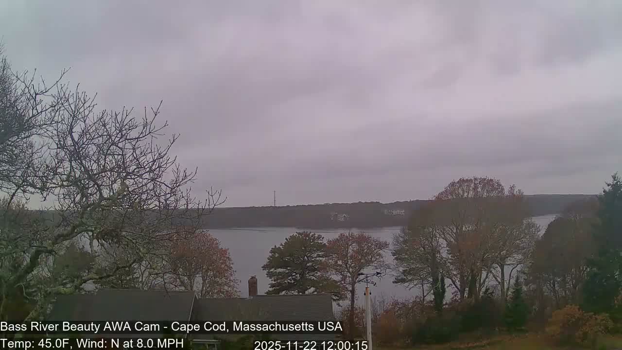 Cape Cod - Bass River, Live Cam - Yarmouth, Massachusetts, USA