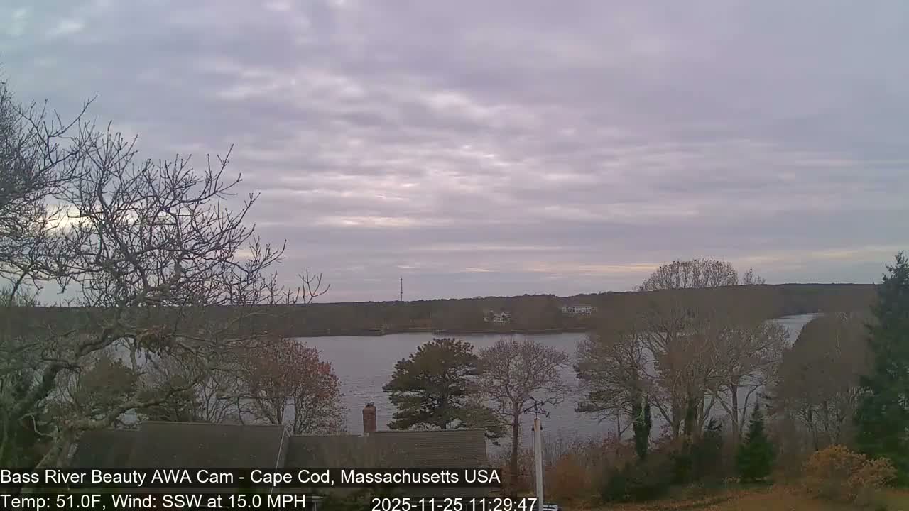 Cape Cod - Bass River, Live Cam - Yarmouth, Massachusetts, USA