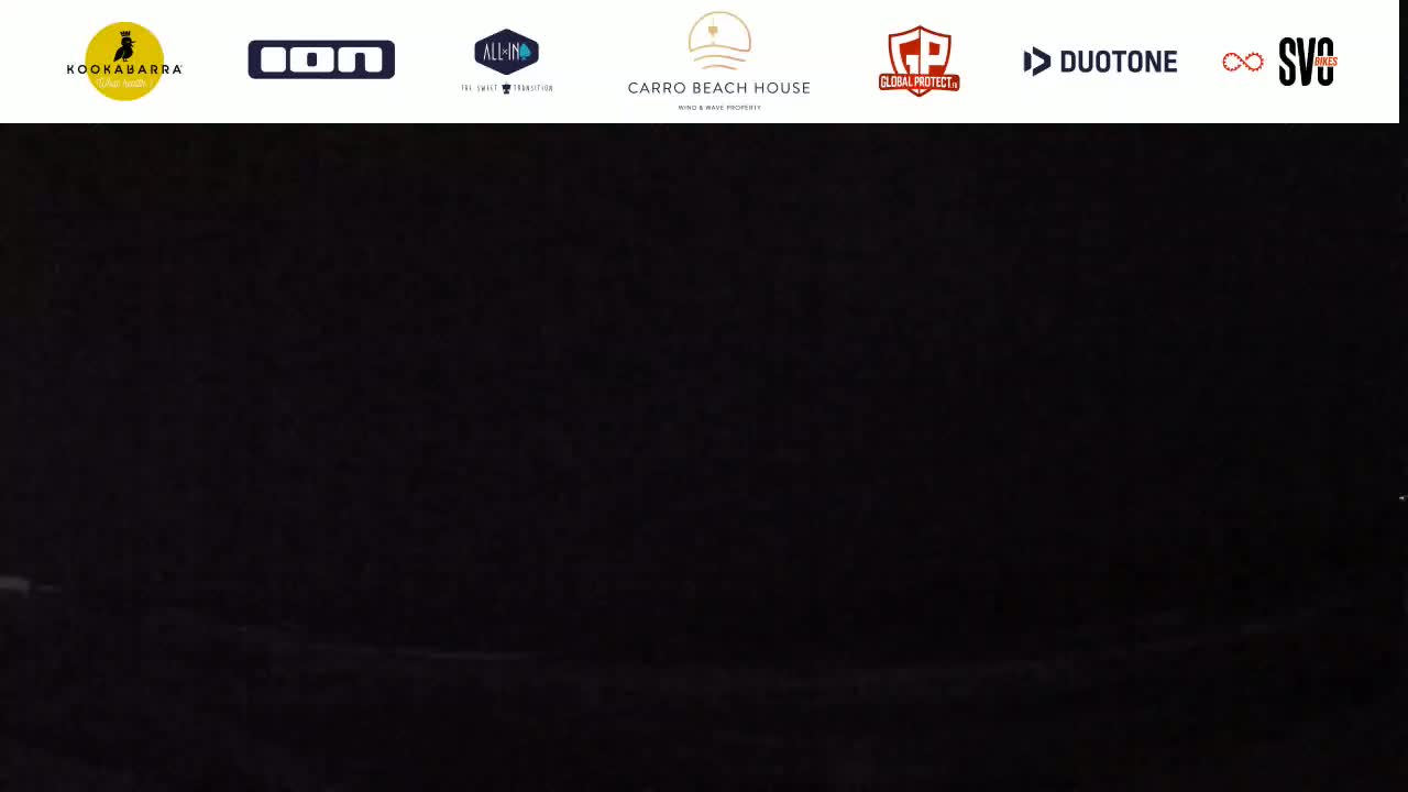 A completely dark, nighttime scene is shown.