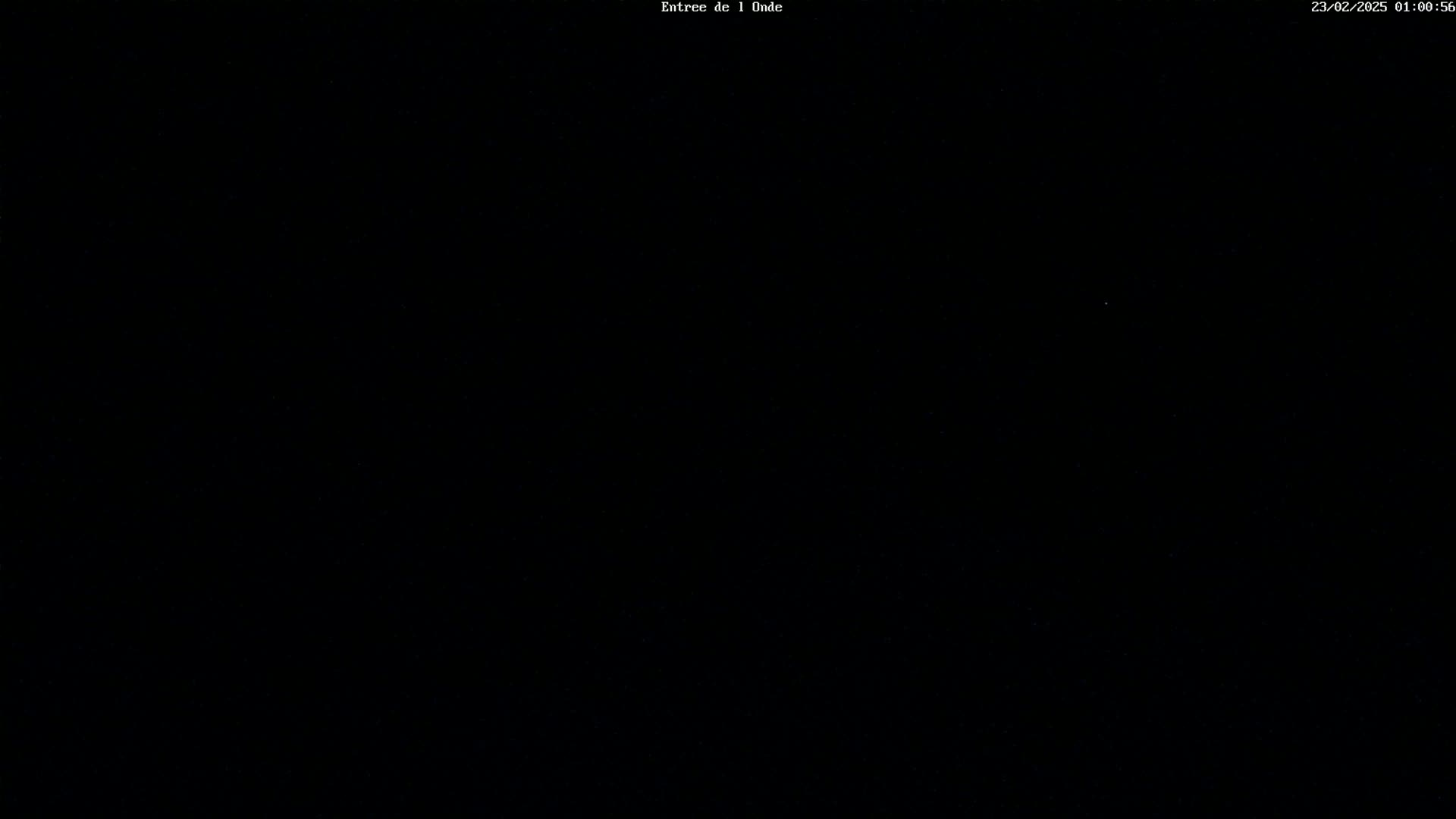 The image is completely black.