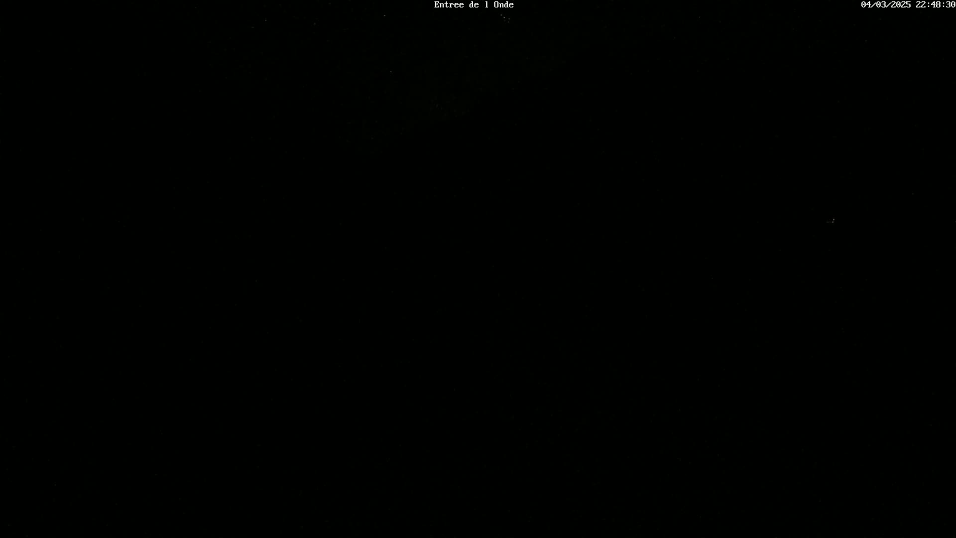The image is entirely black.