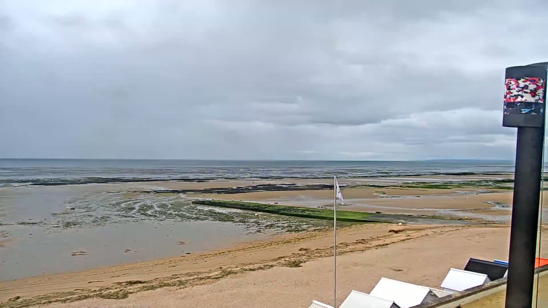 Plage de Langrune-sur-Mer Beach Live Cam - Caen, Calvados, Normandie, France