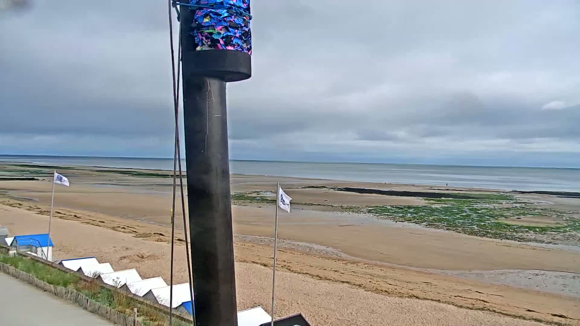 Plage de Langrune-sur-Mer Beach Live Cam - Caen, Calvados, Normandie, France