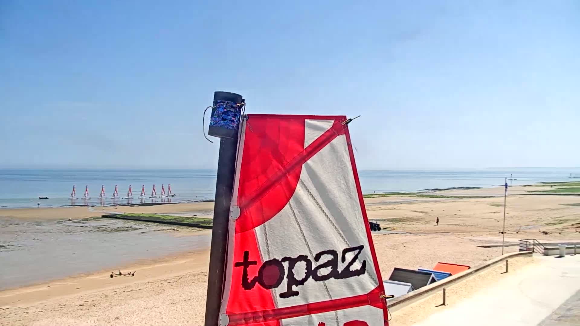 Plage de Langrune-sur-Mer Beach Live Cam - Caen, Calvados, Normandie, France