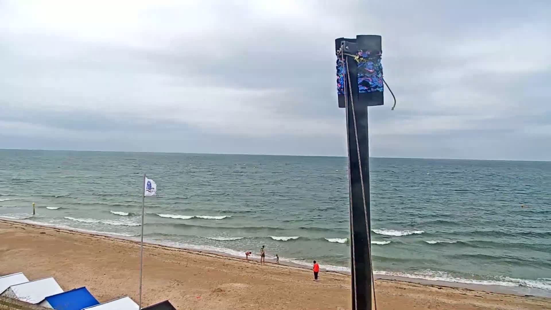 Plage de Langrune-sur-Mer Beach Live Cam - Caen, Calvados, Normandie, France
