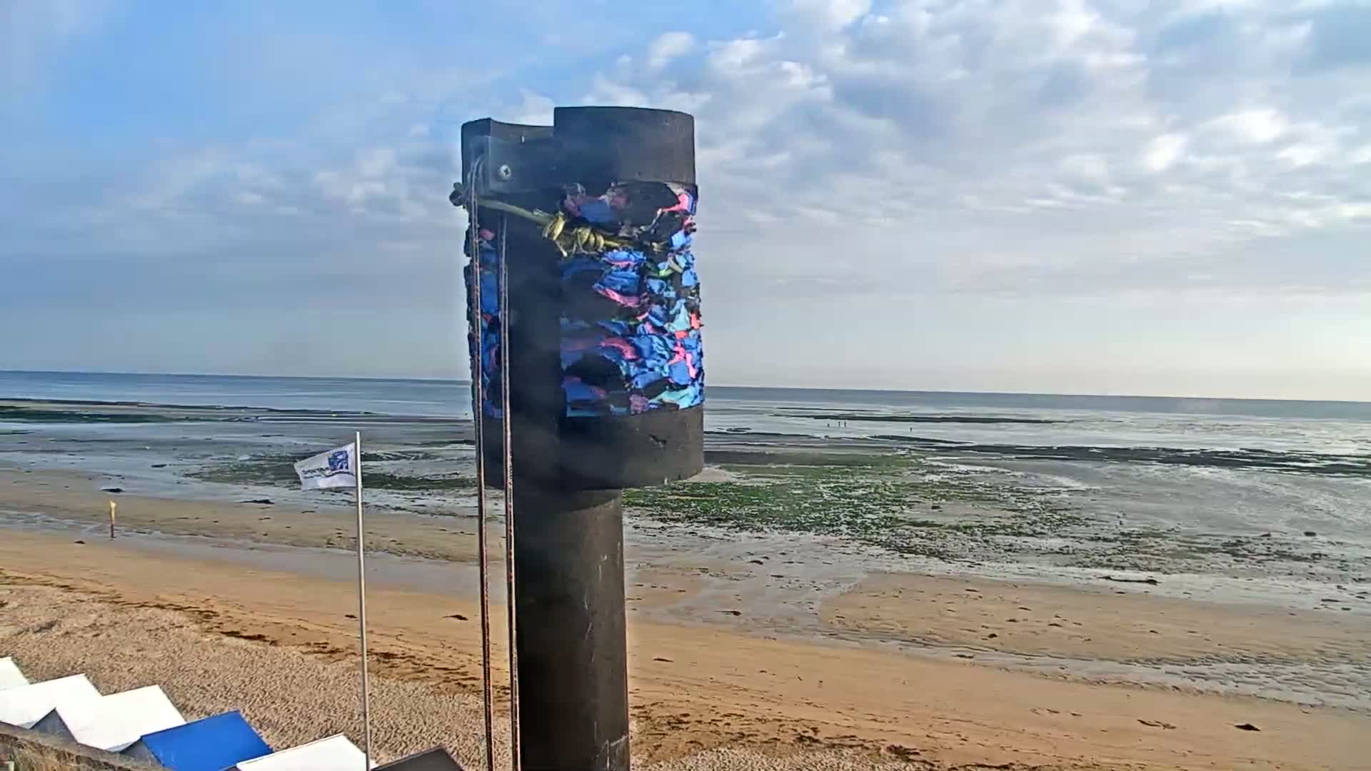 Plage de Langrune-sur-Mer Beach Live Cam - Caen, Calvados, Normandie, France