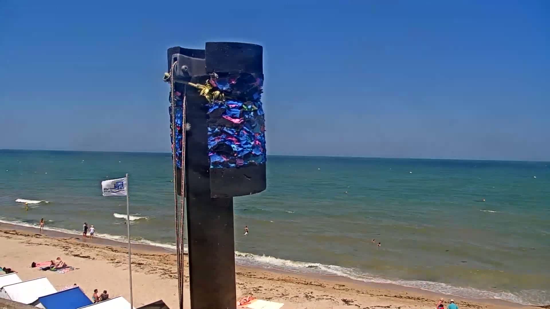 Plage de Langrune-sur-Mer Beach Live Cam - Caen, Calvados, Normandie, France