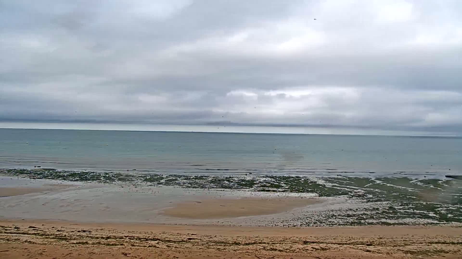 Plage de Langrune-sur-Mer Beach Live Cam - Caen, Calvados, Normandie, France