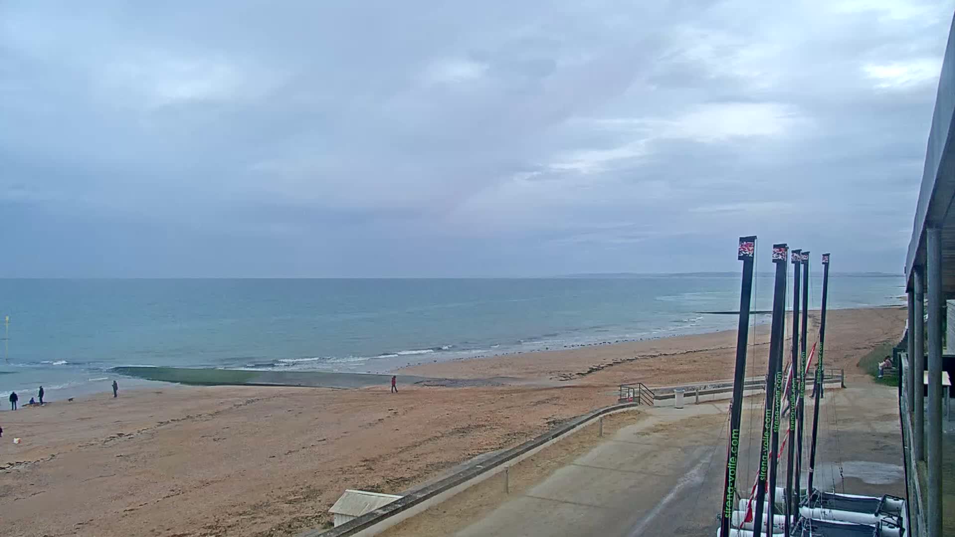 Plage de Langrune-sur-Mer Beach Live Cam - Caen, Calvados, Normandie, France