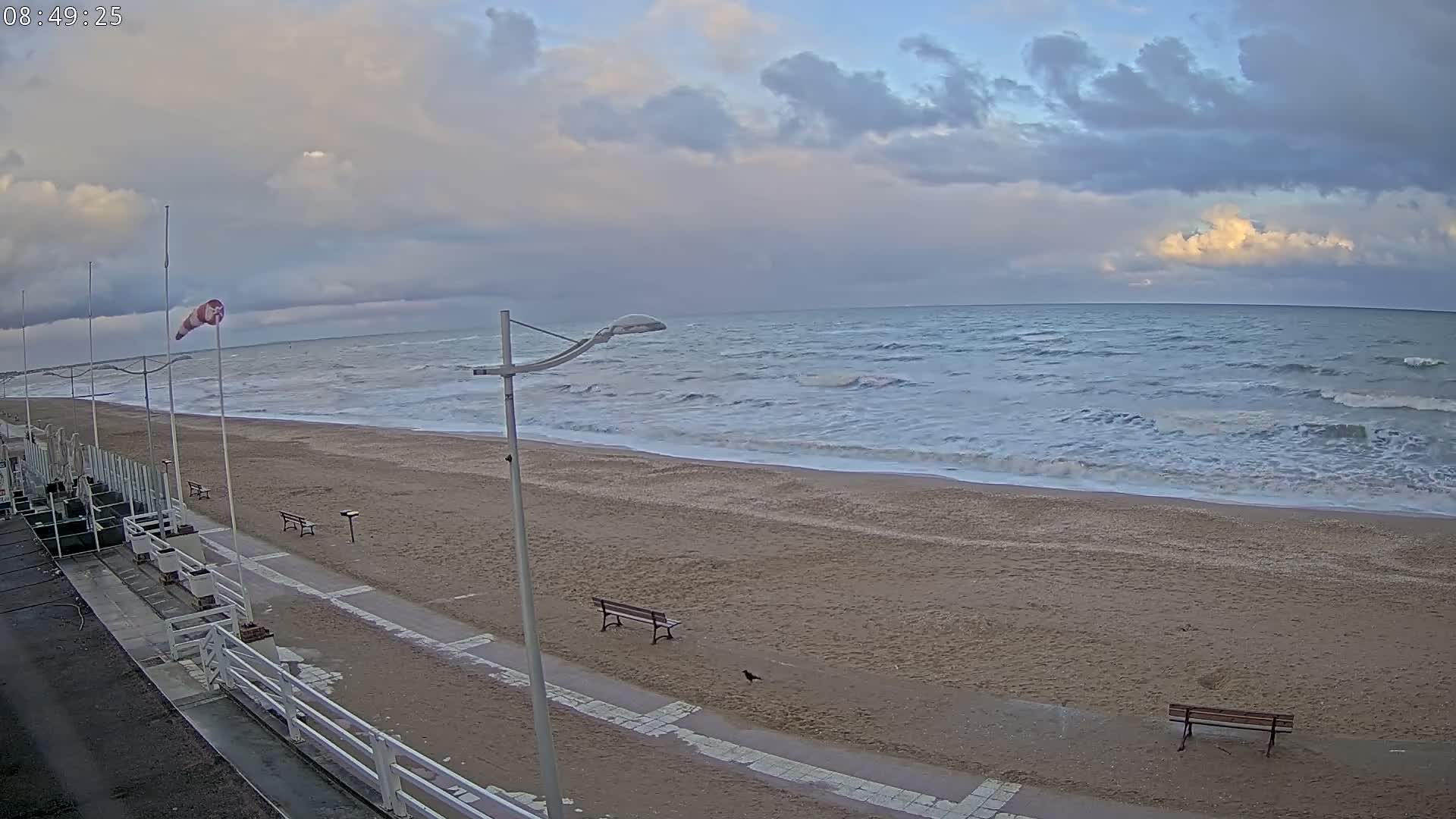 Plage de Houlgate Beach Live Cam - Lisieux, Calvados, Normandie, France