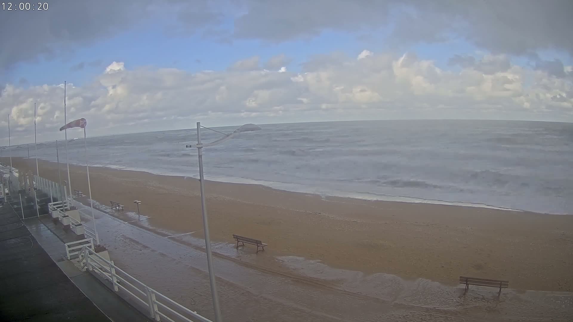 Plage de Houlgate Beach Live Cam - Lisieux, Calvados, Normandie, France