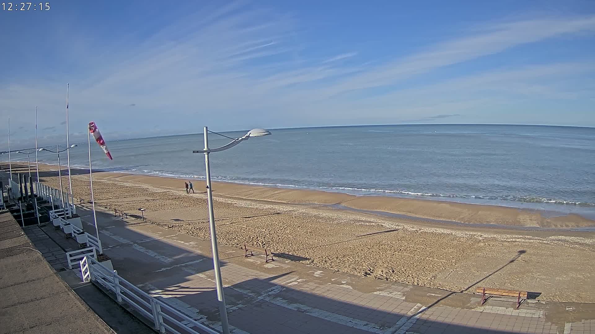 Plage de Houlgate Beach Live Cam - Lisieux, Calvados, Normandie, France