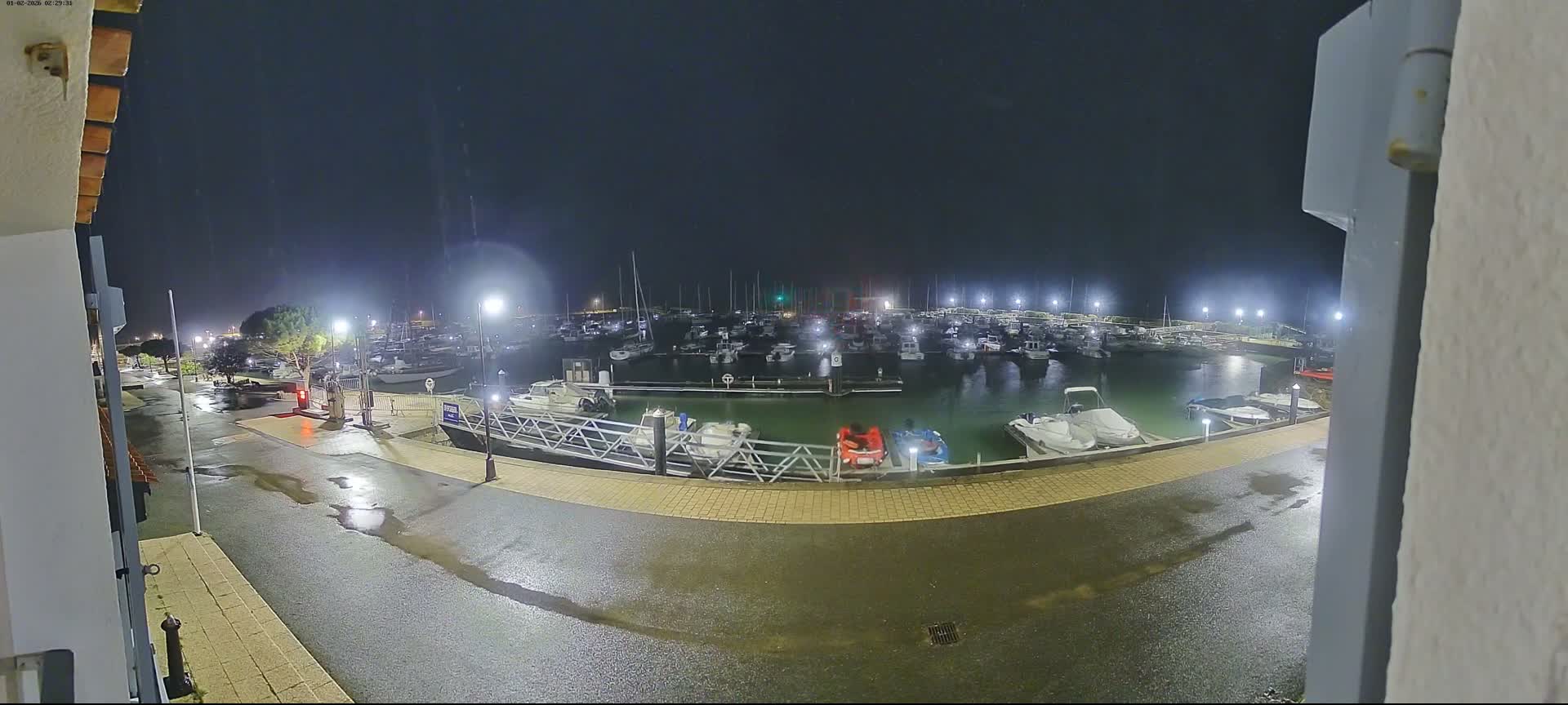 Noirmoutier, L'Herbaudiere Marine Live Cam - Les Sables-d'Olonne, Vendee, Pays de la Loire, France