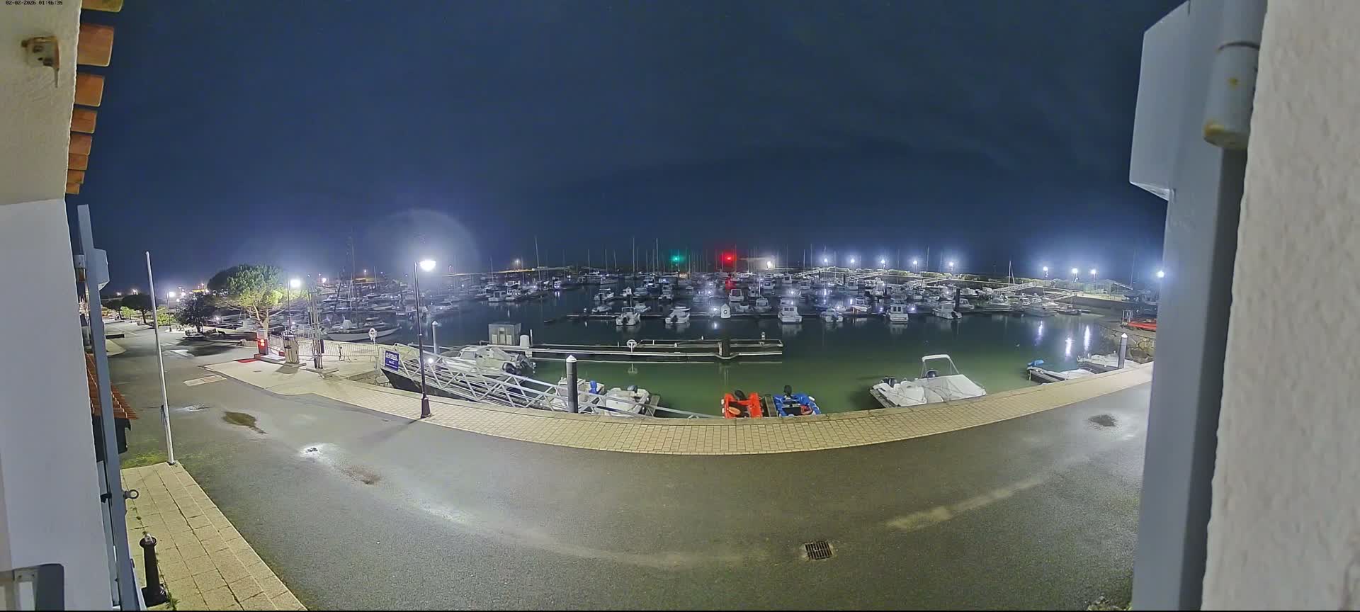 Noirmoutier, L'Herbaudiere Marine Live Cam - Les Sables-d'Olonne, Vendee, Pays de la Loire, France