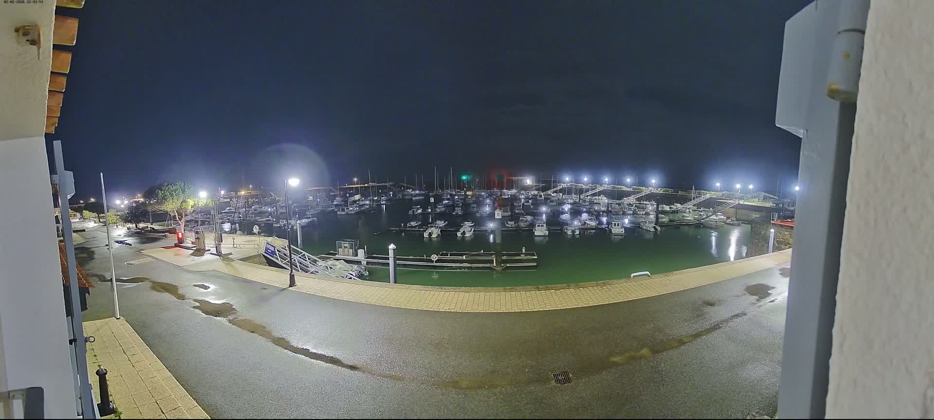Noirmoutier, L'Herbaudiere Marine Live Cam - Les Sables-d'Olonne, Vendee, Pays de la Loire, France