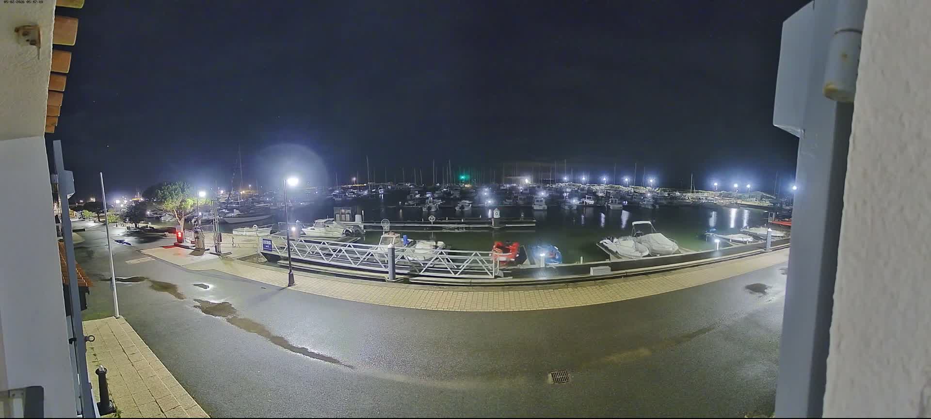 Noirmoutier, L'Herbaudiere Marine Live Cam - Les Sables-d'Olonne, Vendee, Pays de la Loire, France