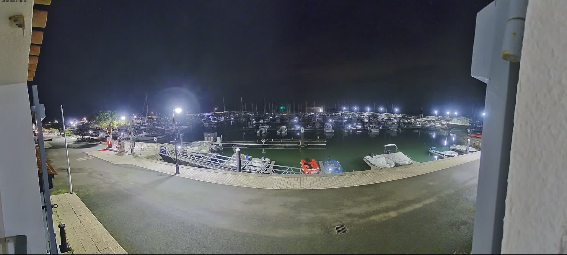 Noirmoutier, L'Herbaudiere Marine Live Cam - Les Sables-d'Olonne, Vendee, Pays de la Loire, France