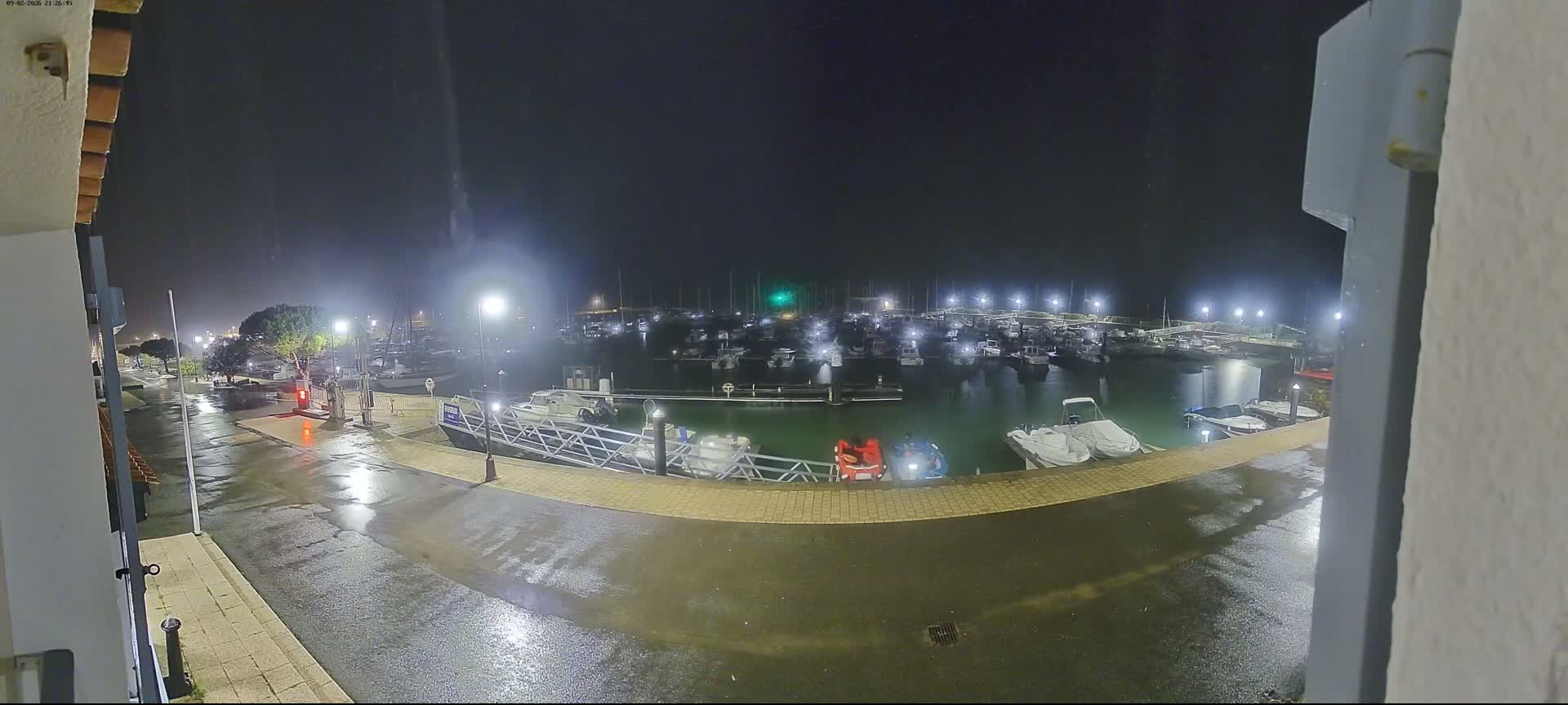 Noirmoutier, L'Herbaudiere Marine Live Cam - Les Sables-d'Olonne, Vendee, Pays de la Loire, France