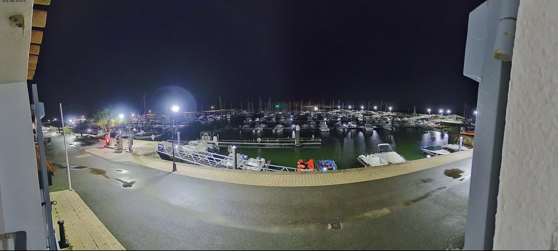 Noirmoutier, L'Herbaudiere Marine Live Cam - Les Sables-d'Olonne, Vendee, Pays de la Loire, France