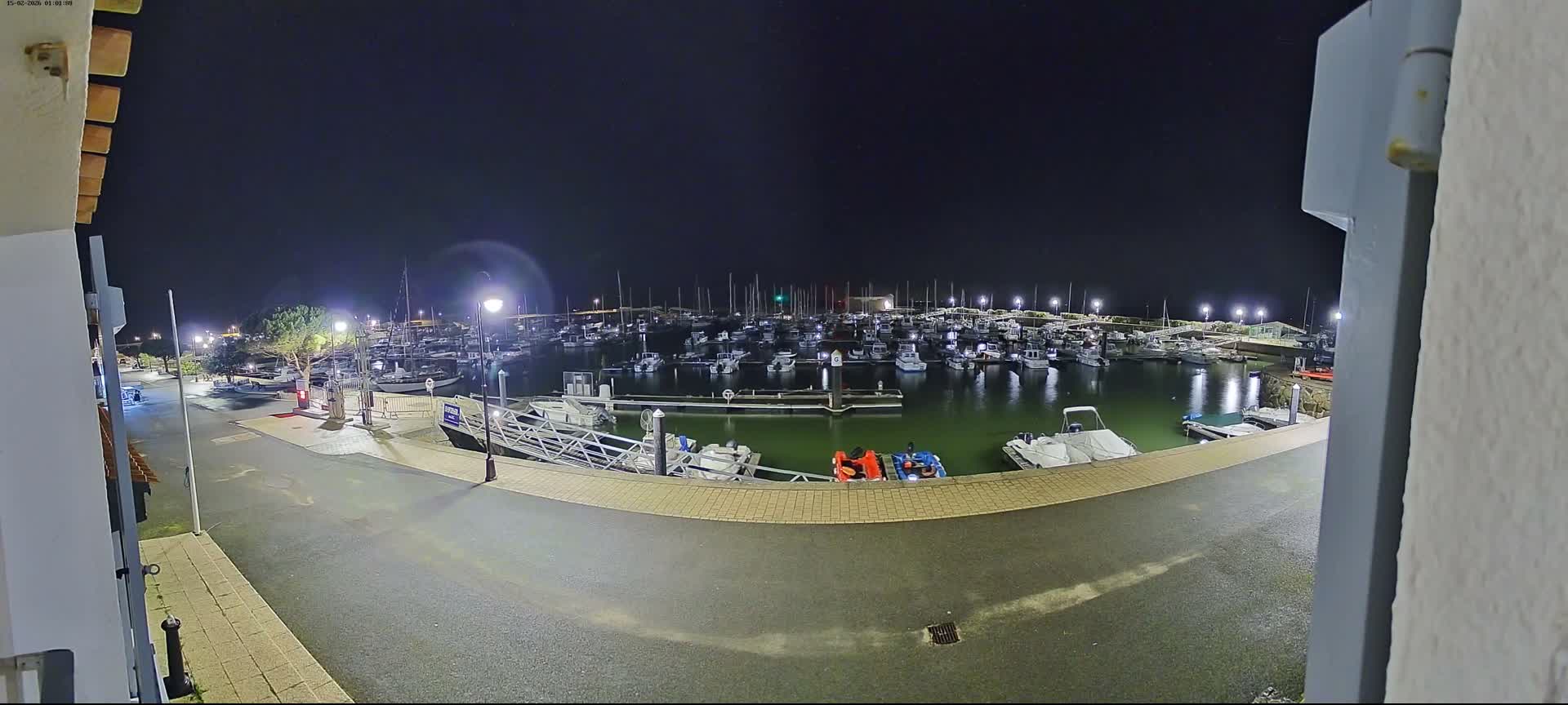 Noirmoutier, L'Herbaudiere Marine Live Cam - Les Sables-d'Olonne, Vendee, Pays de la Loire, France