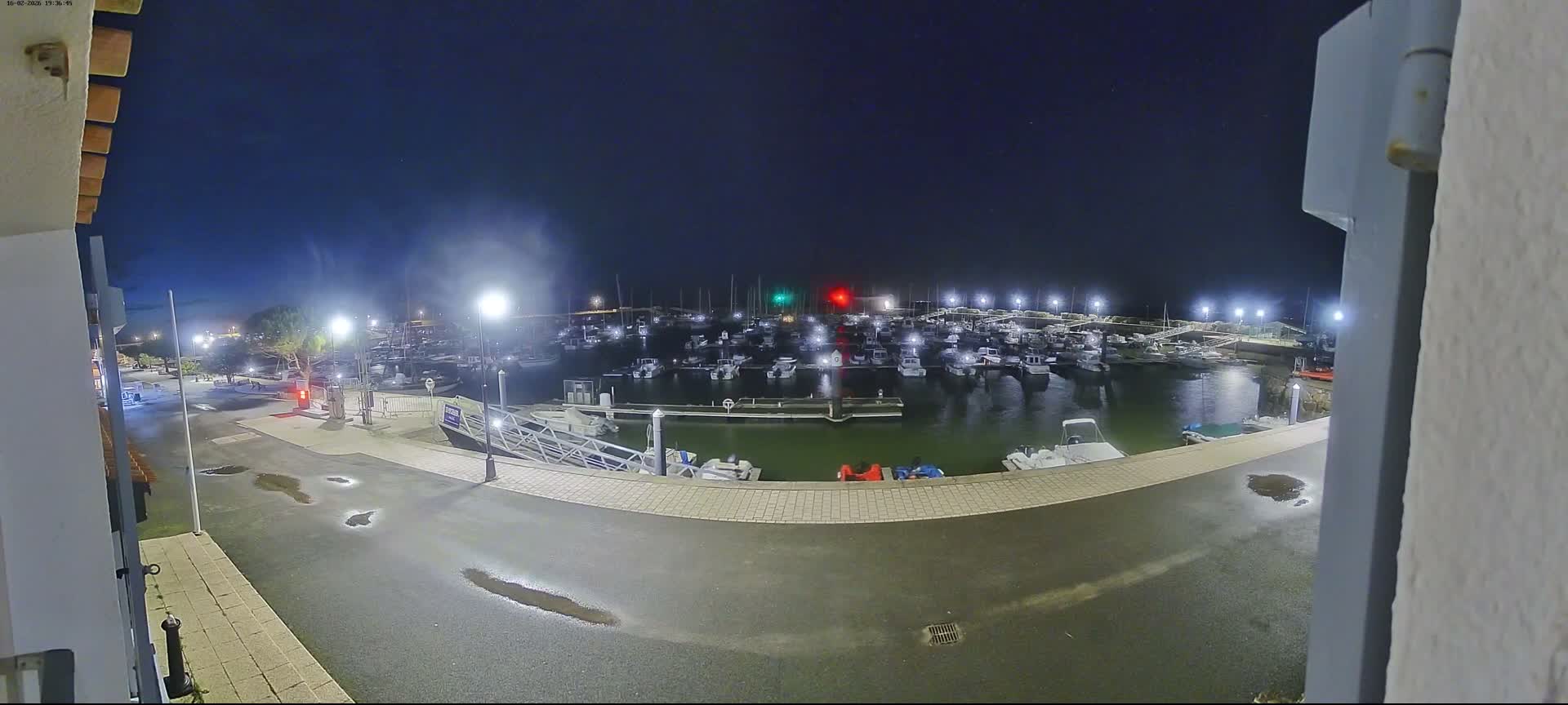 Noirmoutier, L'Herbaudiere Marine Live Cam - Les Sables-d'Olonne, Vendee, Pays de la Loire, France