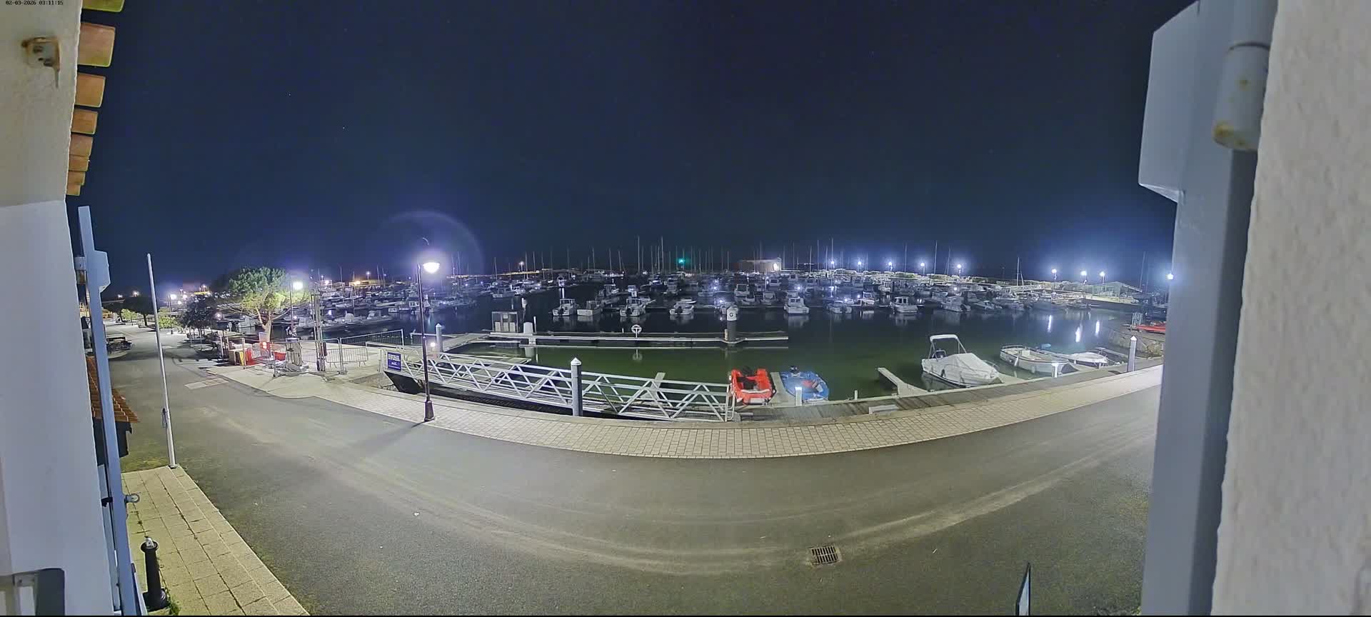 Noirmoutier, L'Herbaudiere Marine Live Cam - Les Sables-d'Olonne, Vendee, Pays de la Loire, France