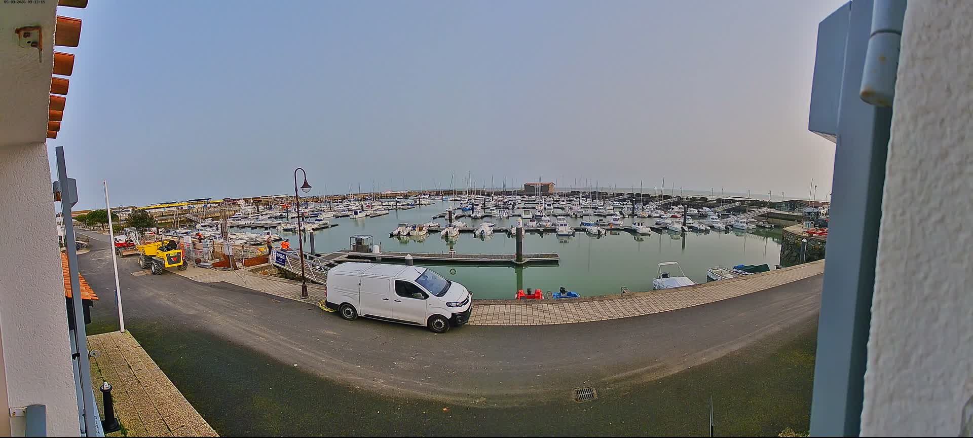Noirmoutier, L'Herbaudiere Marine Live Cam - Les Sables-d'Olonne, Vendee, Pays de la Loire, France