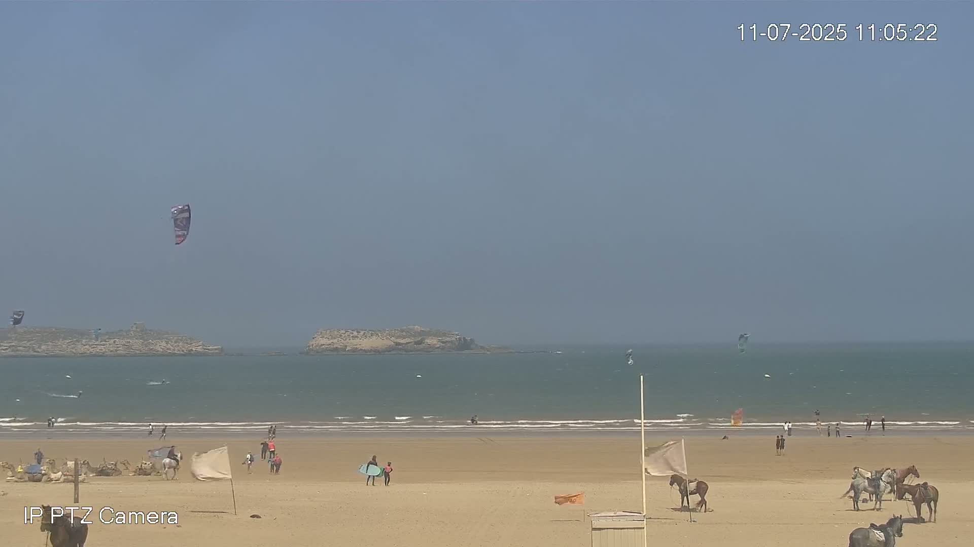 Essaouira- Suweyr, Plage Targathe Beach Live Cam - Essaouira, Safi, Marrakesh-Safi, Morocco