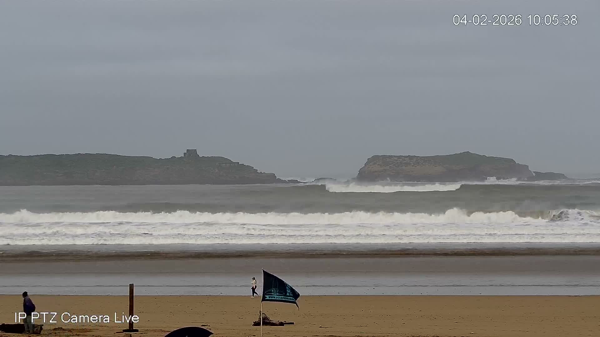 Essaouira- Suweyr, Plage Targathe Beach Live Cam - Essaouira, Safi, Marrakesh-Safi, Morocco