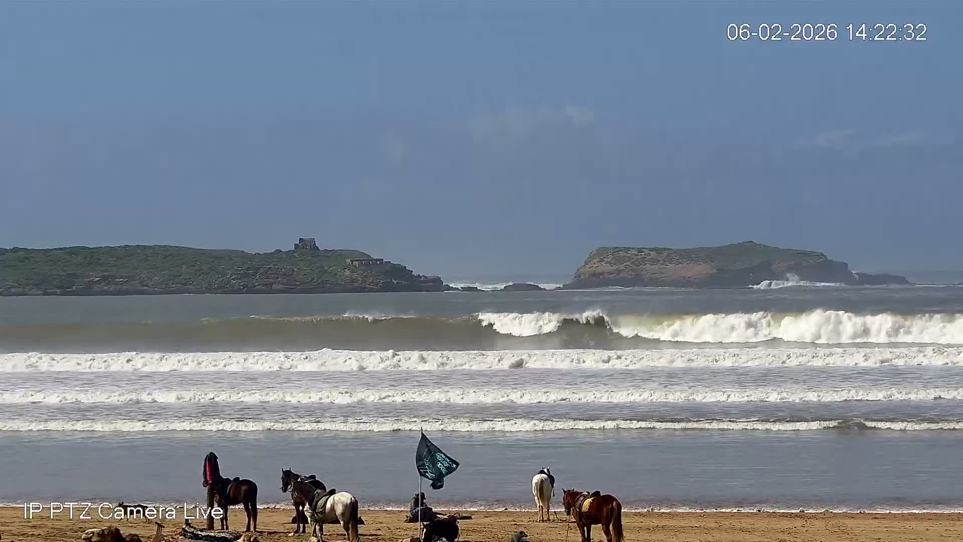 Essaouira- Suweyr, Plage Targathe Beach Live Cam - Essaouira, Safi, Marrakesh-Safi, Morocco