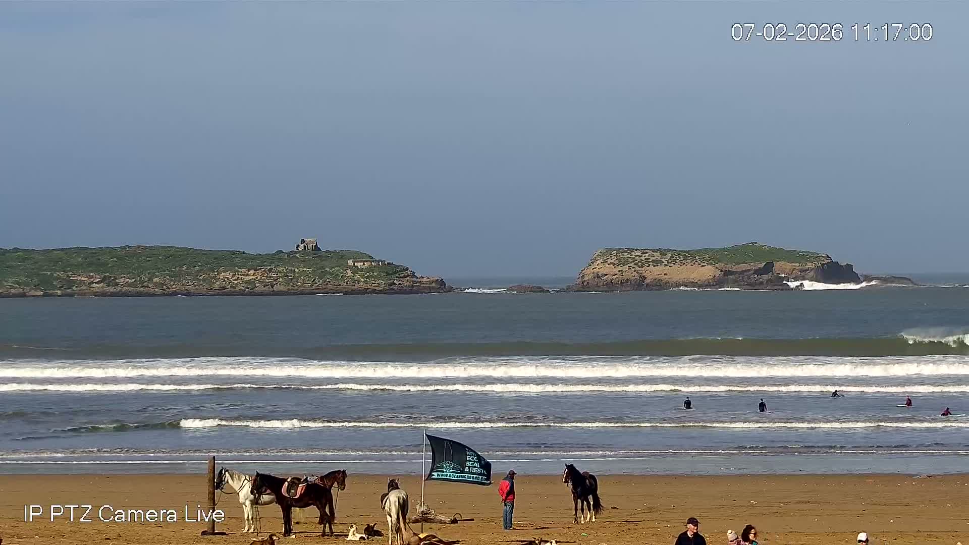 Essaouira- Suweyr, Plage Targathe Beach Live Cam - Essaouira, Safi, Marrakesh-Safi, Morocco