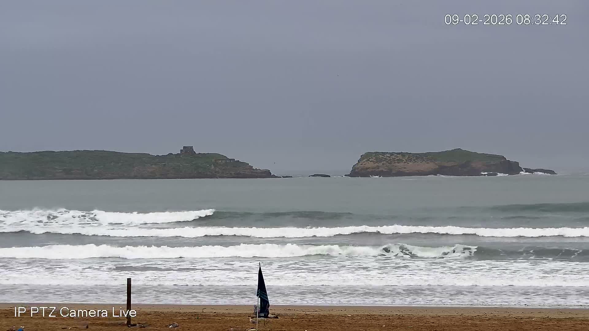 Essaouira- Suweyr, Plage Targathe Beach Live Cam - Essaouira, Safi, Marrakesh-Safi, Morocco