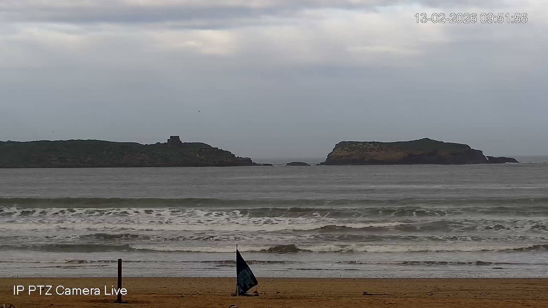 Essaouira- Suweyr, Plage Targathe Beach Live Cam - Essaouira, Safi, Marrakesh-Safi, Morocco