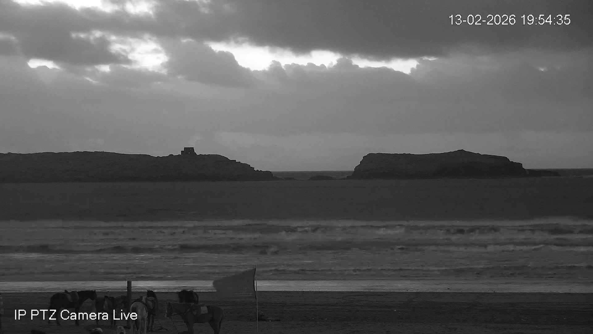 Essaouira- Suweyr, Plage Targathe Beach Live Cam - Essaouira, Safi, Marrakesh-Safi, Morocco