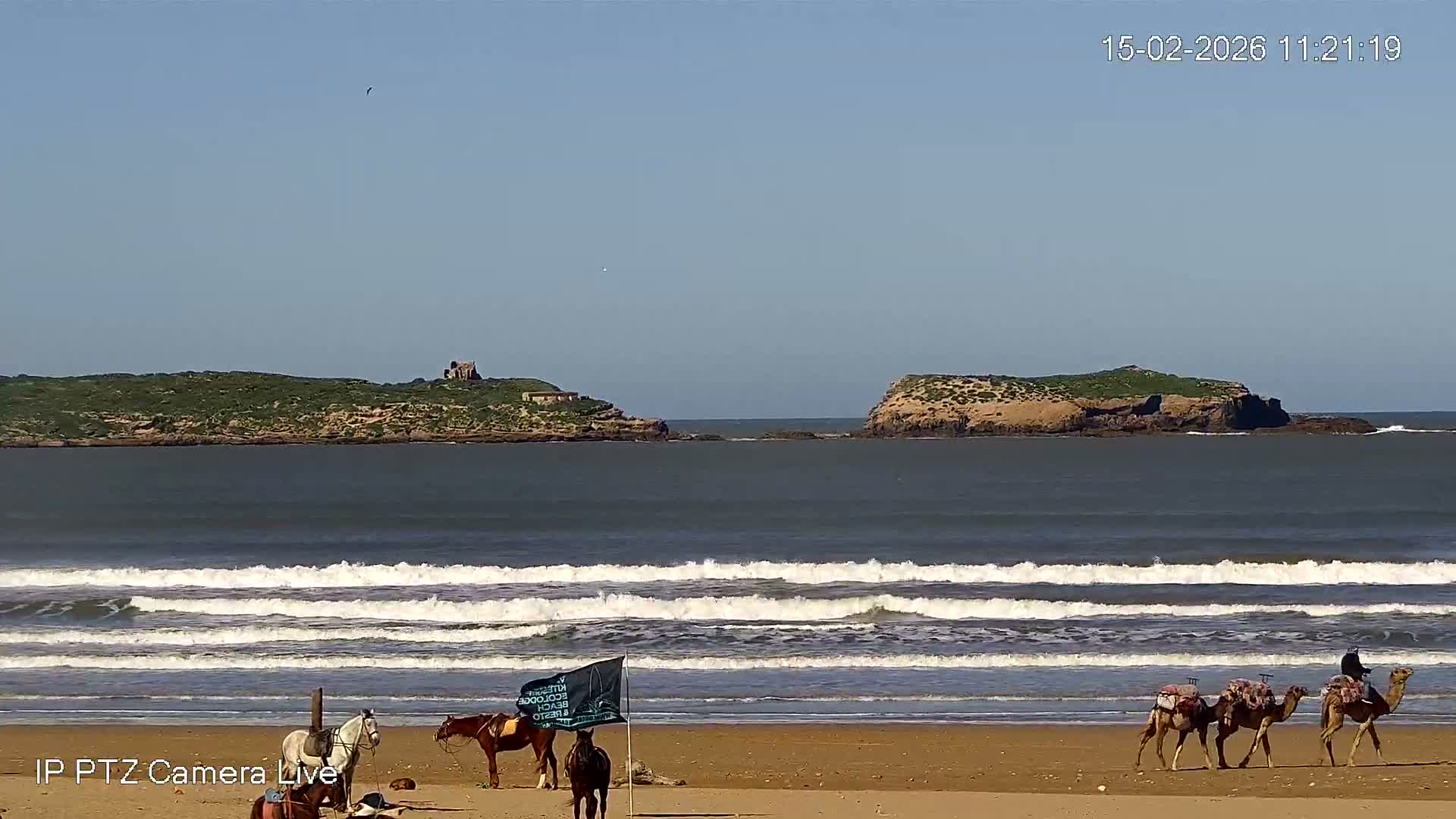 Essaouira- Suweyr, Plage Targathe Beach Live Cam - Essaouira, Safi, Marrakesh-Safi, Morocco