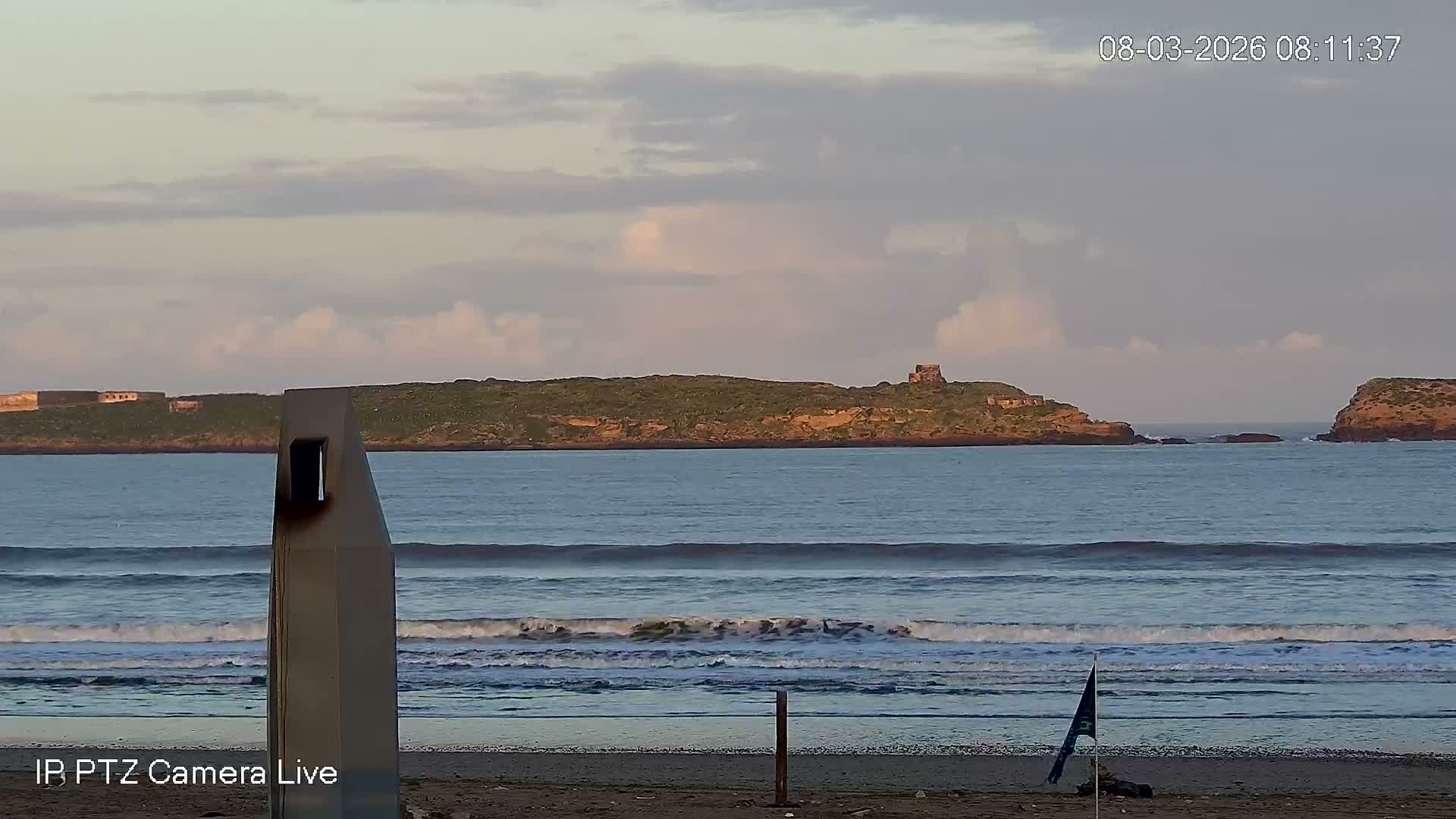 Essaouira- Suweyr, Plage Targathe Beach Live Cam - Essaouira, Safi, Marrakesh-Safi, Morocco