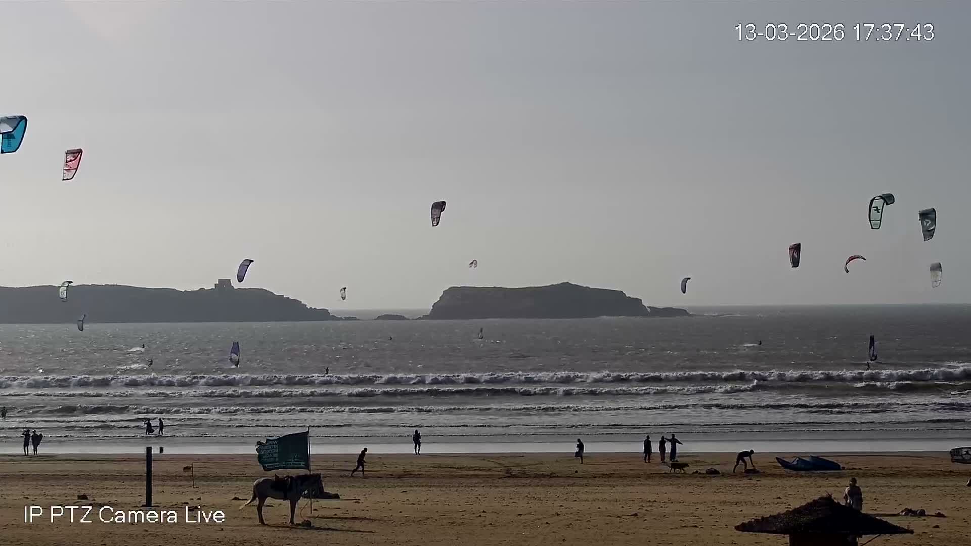 Essaouira- Suweyr, Plage Targathe Beach Live Cam - Essaouira, Safi, Marrakesh-Safi, Morocco