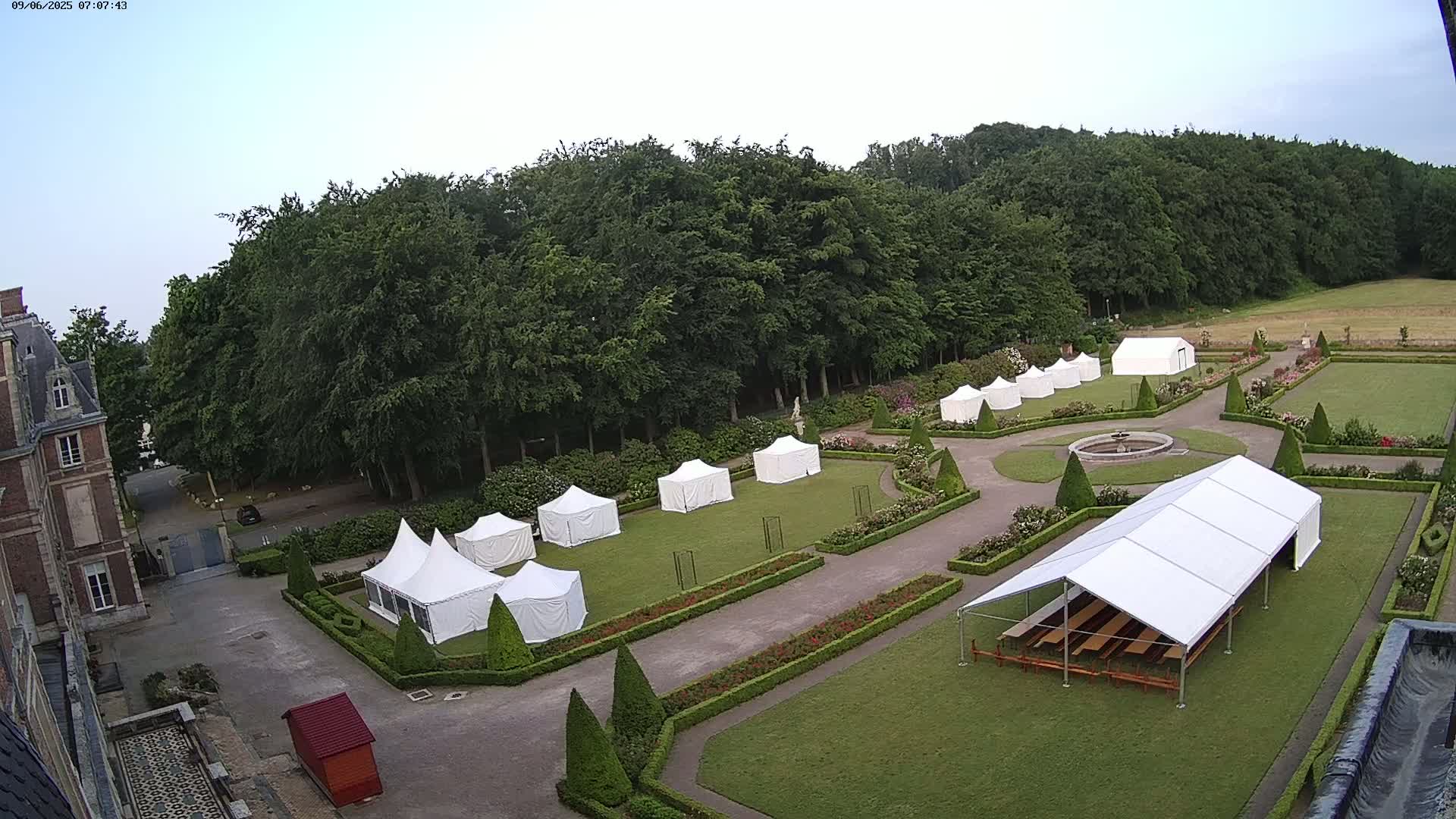 Saint-Omer- Jardin à la française (French Garden) Live Cam - Saint-Omer, Pas-de-Calais, Hauts-de-France, France