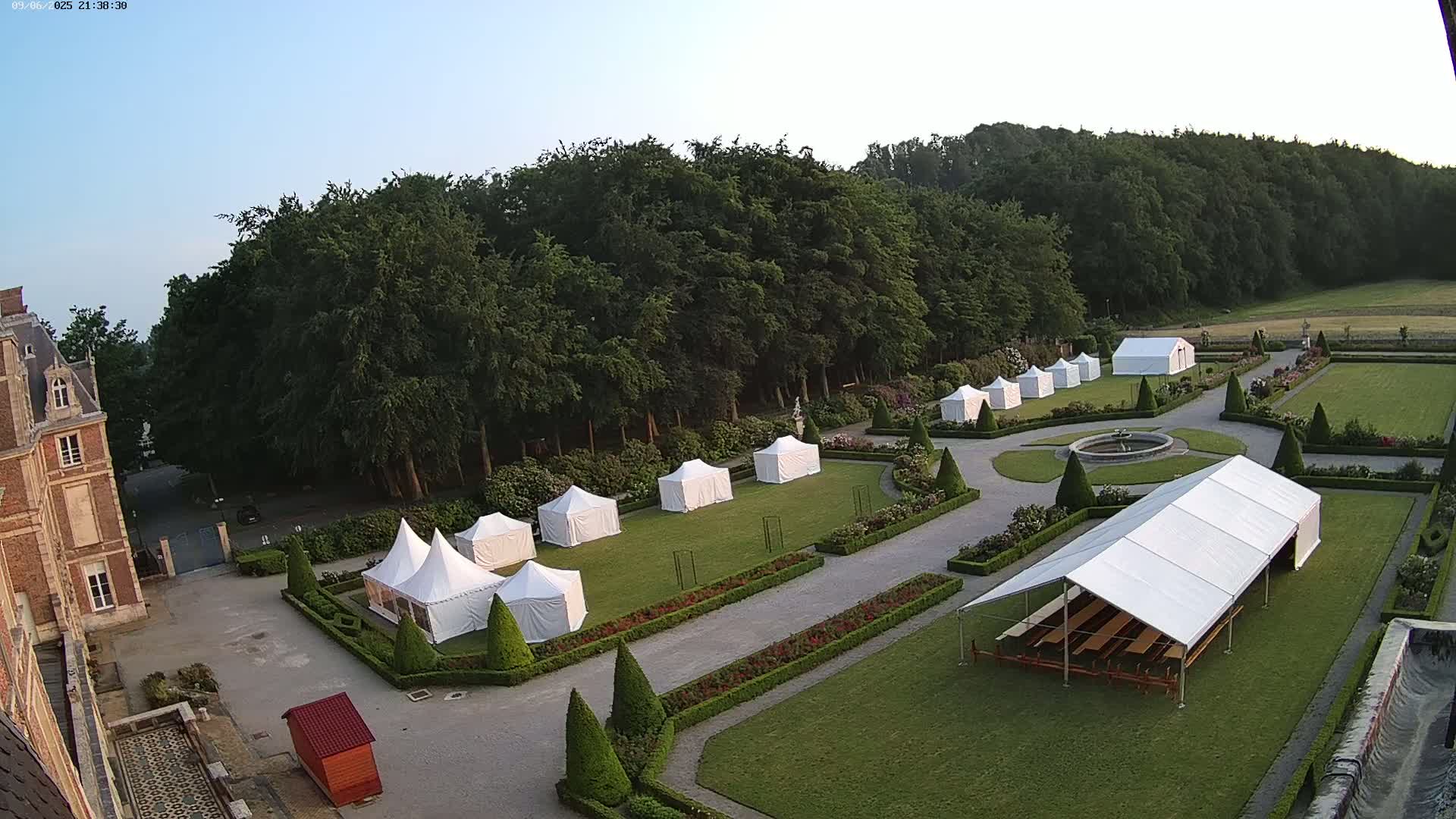 Saint-Omer- Jardin à la française (French Garden) Live Cam - Saint-Omer, Pas-de-Calais, Hauts-de-France, France
