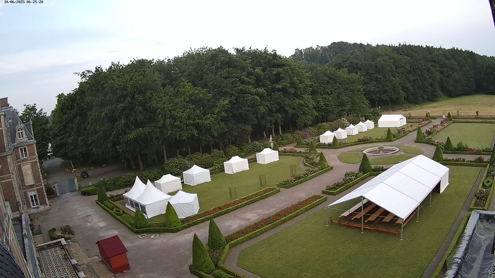 Saint-Omer- Jardin à la française (French Garden) Live Cam - Saint-Omer, Pas-de-Calais, Hauts-de-France, France