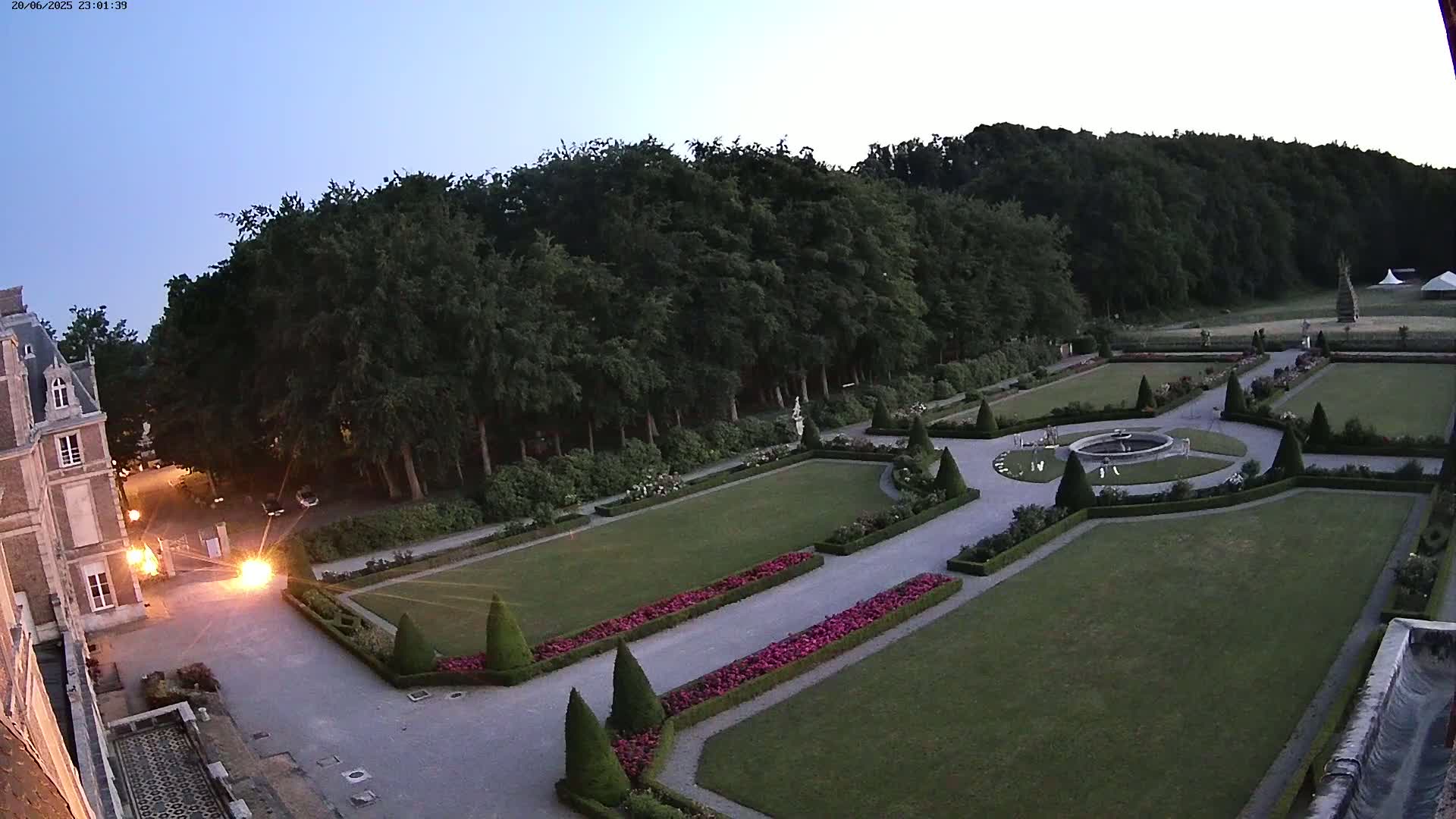 Saint-Omer- Jardin à la française (French Garden) Live Cam - Saint-Omer, Pas-de-Calais, Hauts-de-France, France