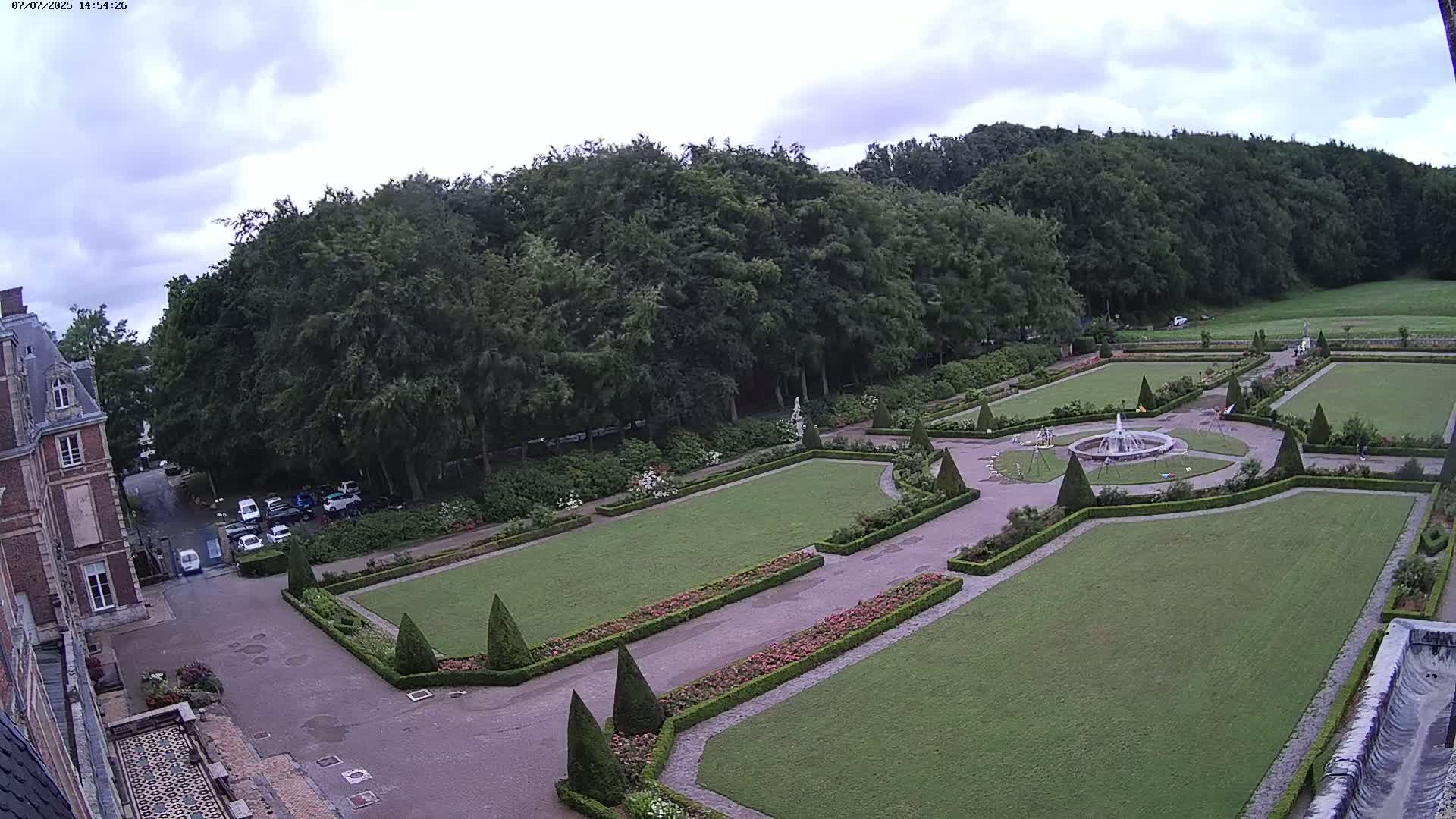 Saint-Omer- Jardin à la française (French Garden) Live Cam - Saint-Omer, Pas-de-Calais, Hauts-de-France, France