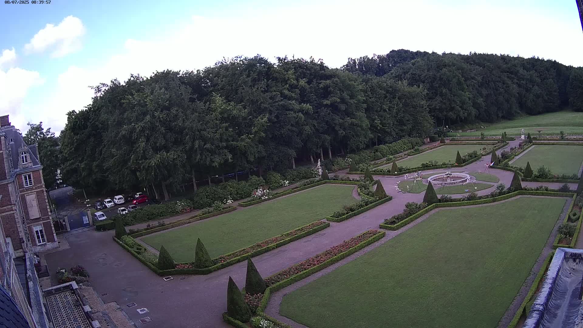 Saint-Omer- Jardin à la française (French Garden) Live Cam - Saint-Omer, Pas-de-Calais, Hauts-de-France, France